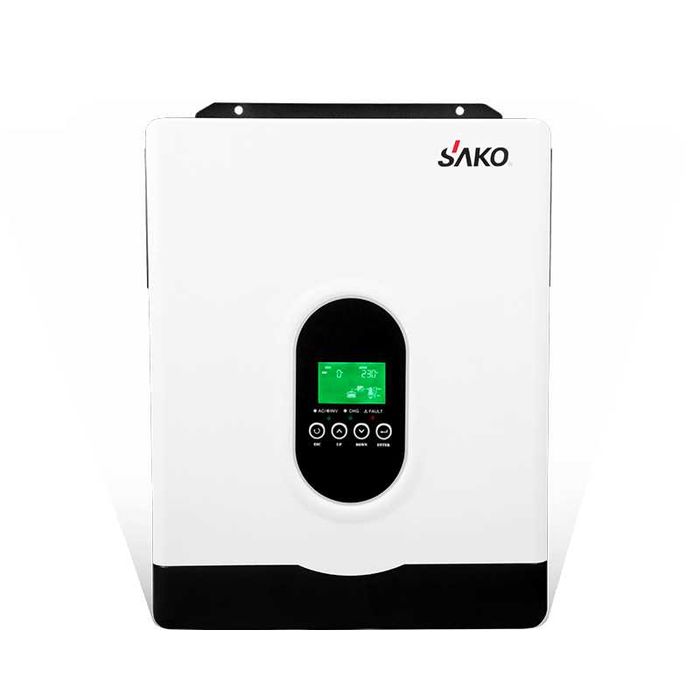 Гибридный инвертор SAKO E-SUN 3KVA/24V 2700Вт + Аккумулятор LiFePO₄ 2560Вт. Ritar 19"