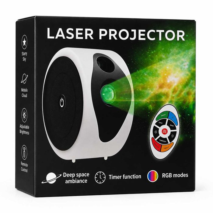 Projektor Gwiazd Laser Projector RGB + Pilot | Nowy