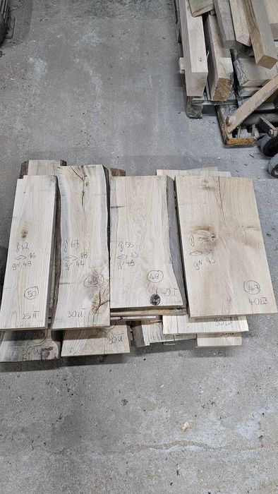Deski dębowe żywica loft rustykalny