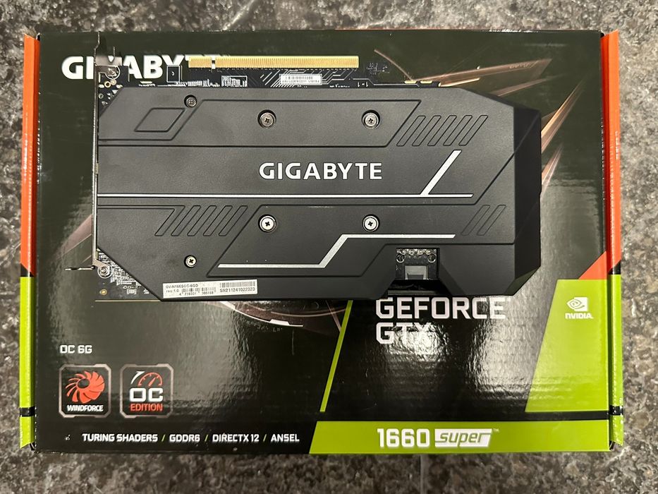 Продам відеокарту Gigabyte GetForse GTX 1660super