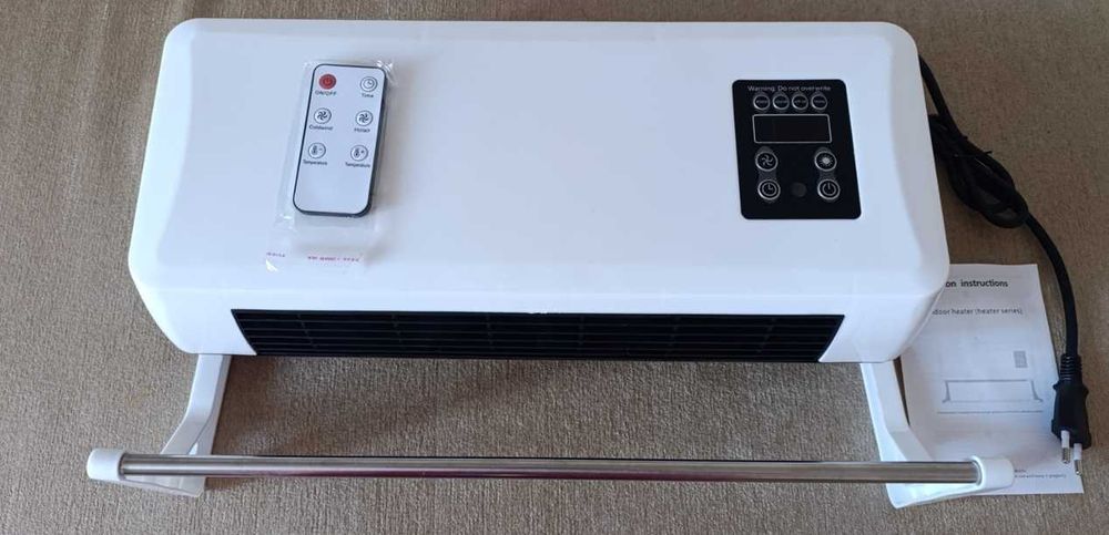 обігрівач настінний + кондиціонер + сушарка з пультом тепловент дуйка