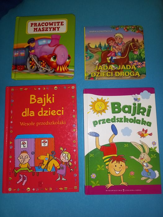 Zestaw bajki 4 szt. dla przedszkolaka