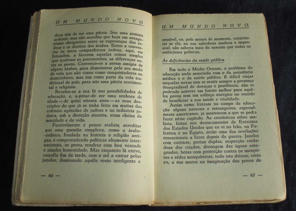 Livro Um Mundo Novo Wendell Willkie