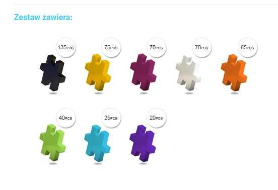 Klocki meli minis  50331 RAINBOW 2 w 1 MOZAIKA