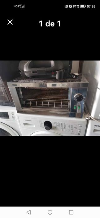 Torradeira industrial em inox como novo