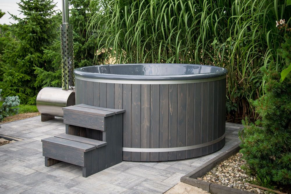 Balia ogrodowa Jacuzzi Hot Tuba Bania Gorąca Beczka dysze hydromasaż