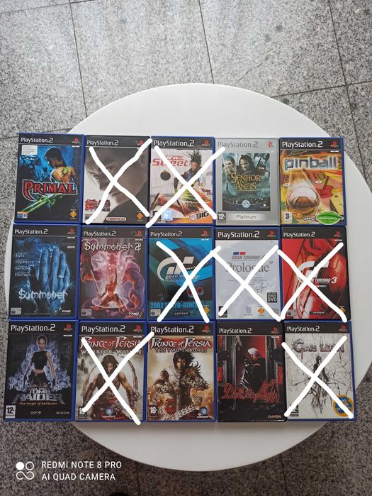 Vendo jogos PS2 completos e quase novos