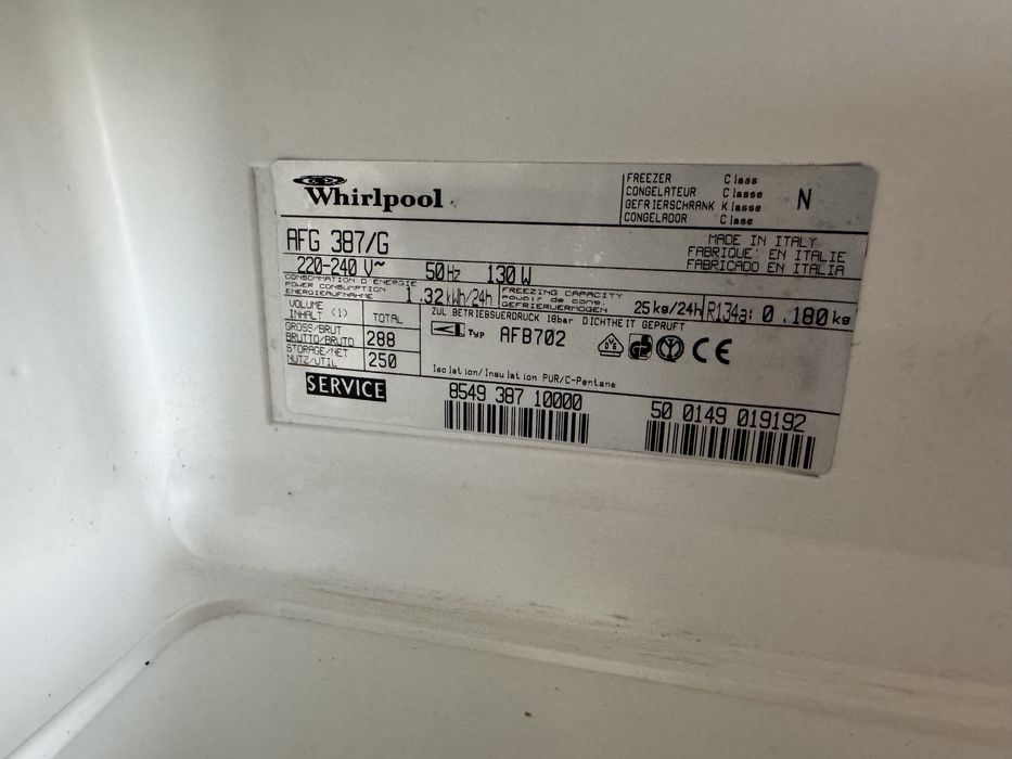 морозильник-шкаф Whirlpool AFG 387 G