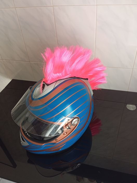 Mohawk para capacete