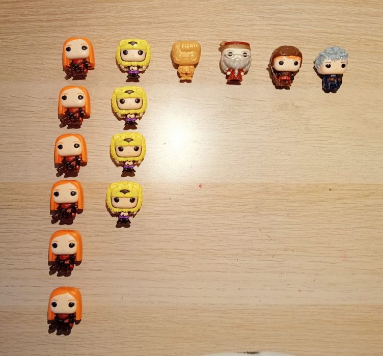 Mini Funko Pop  Stranger Things e Harry Potter e  figuras McDonald's