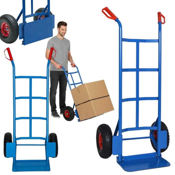 Wózek transportowy magazynowy stalowy młynarka składana platforma 250kg HÖGLER