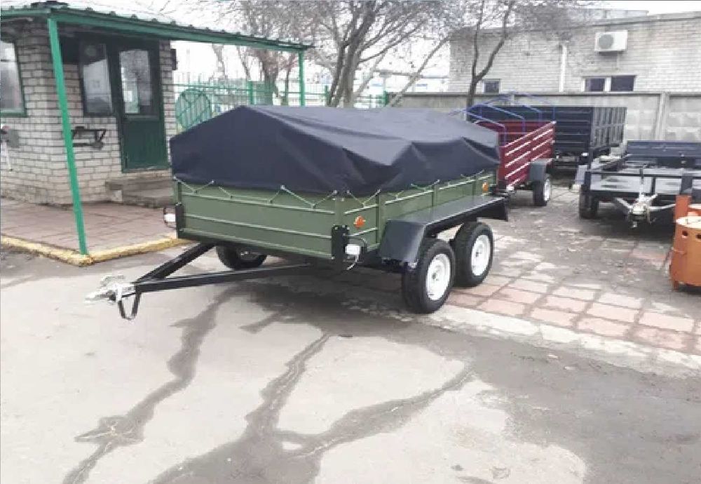 Прицеп Двухосный Лучший помощник ЗСУ Зимний тент в подарок!