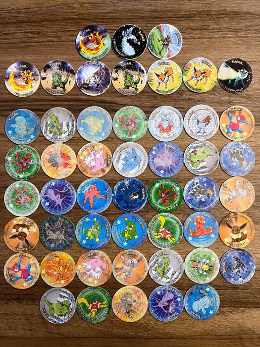 Pokémon Tazos (Attack, Voa, Sticker, League)