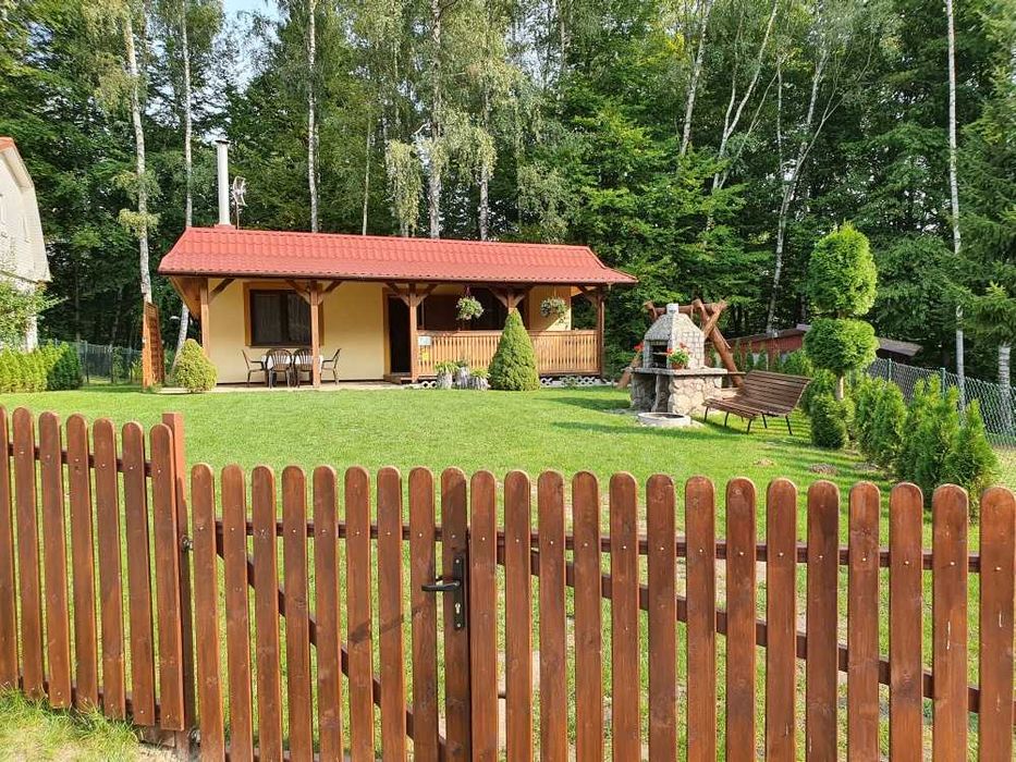 Domek z kominkiem  jezioro Narie, Kretowiny Mazury Las