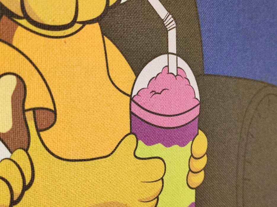 KAWS, 1mx1m Untitled (Kimpsons), 2003