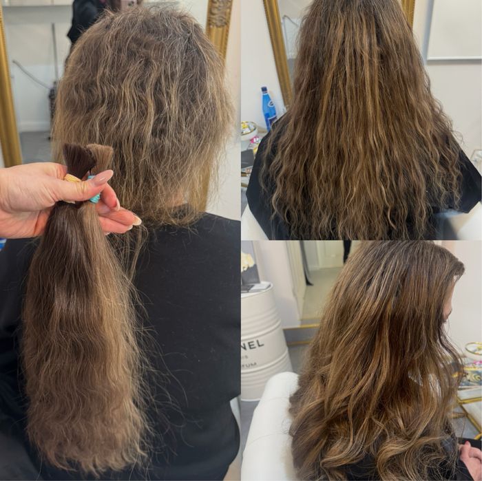 Przedłużanie zagęszczanie włosów