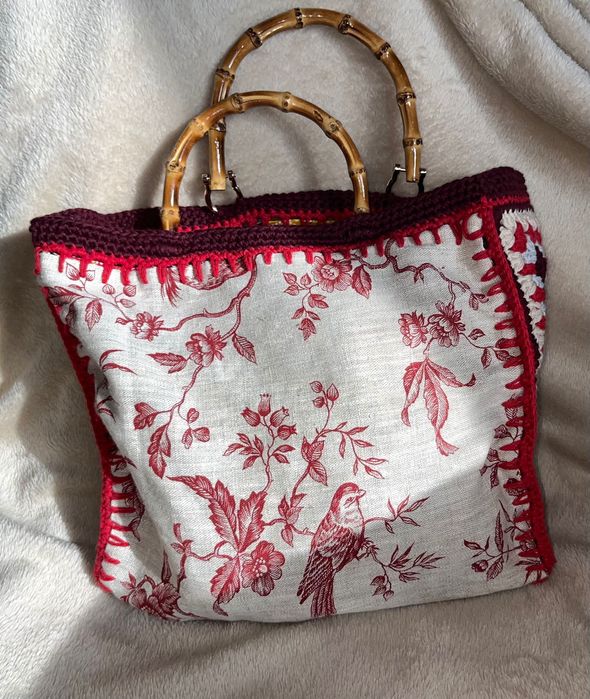 Bolsa crochet handmade Jojo Rabbit