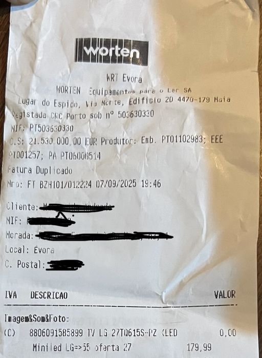 Tv Lg Smart tv 27 polegadas , nova