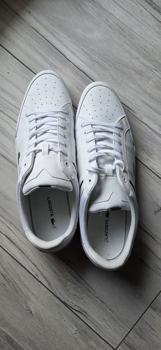 Buty meskie lacoste białe stan idealany