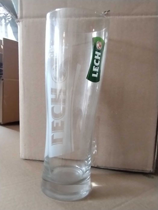 Szklanki 2 do piwa Lech 0,5l