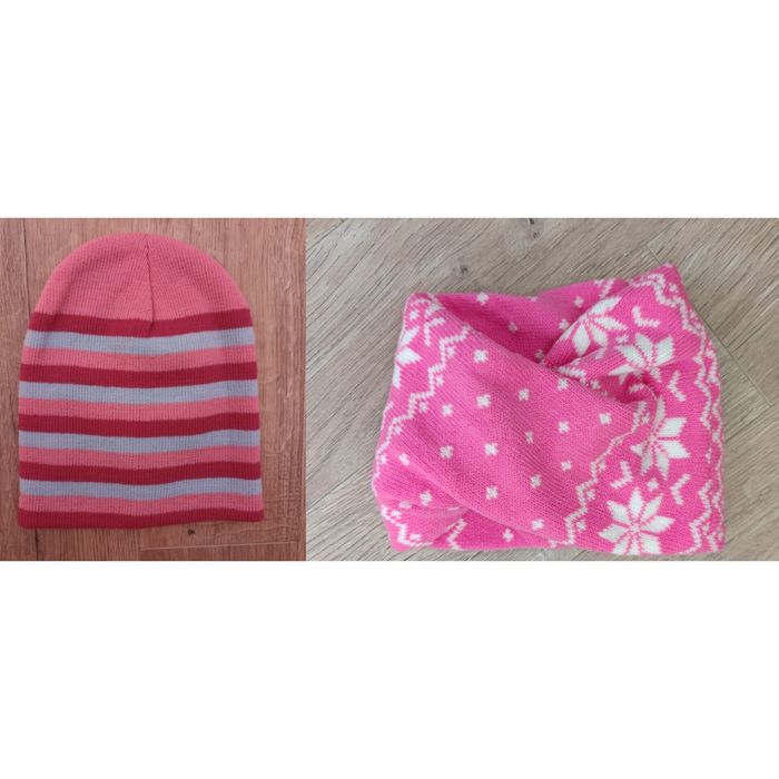 Варежки, шарф - хомут, баф, шапка  для девочки