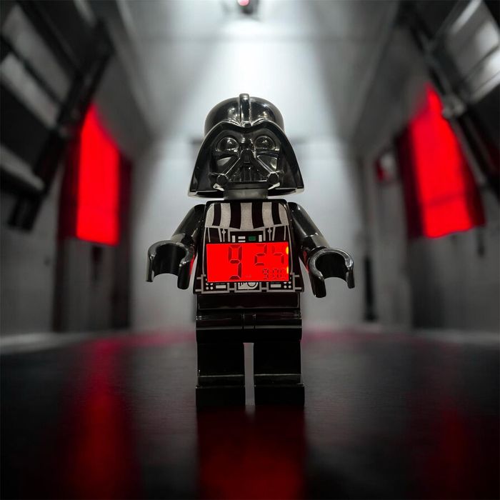 Oryginalny zegar / budzik LEGO Star Wars – figurka 23 cm, podświetlany, sprawny