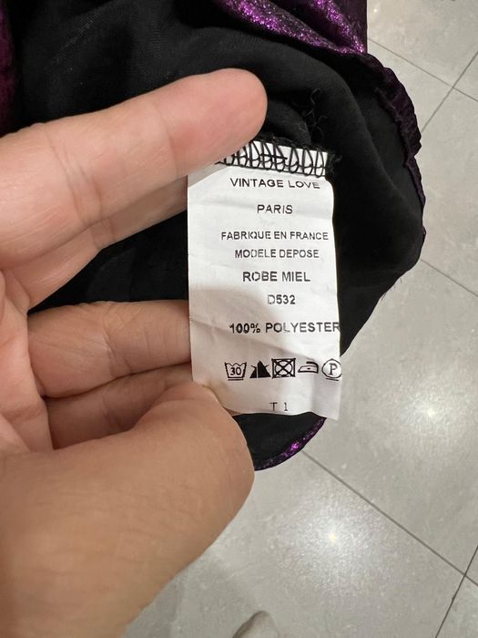 Nowa sukienka wiązana metaliczna damska  M/L