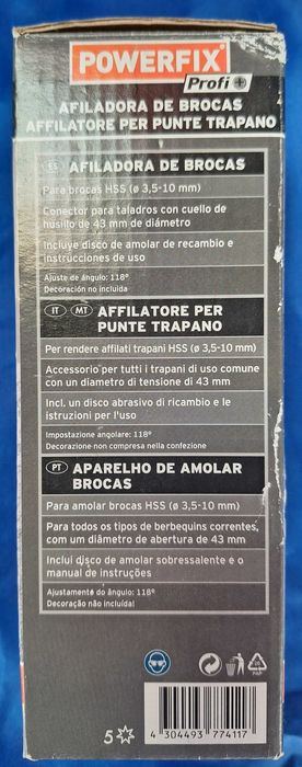 Afiador de Brocas para Berbequim