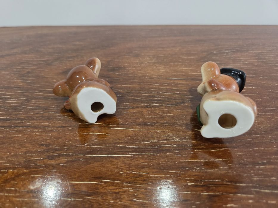 2 ratos em porcelana