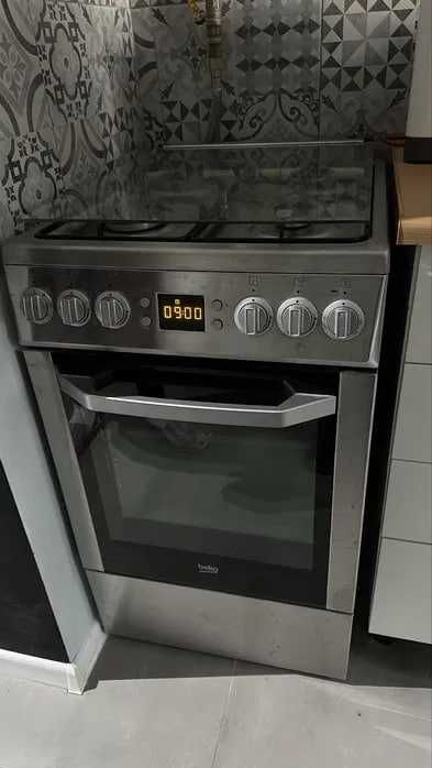 Газова | газовая плита Beko FSE52320DWD з нержавійки Доставлю! Занесу!