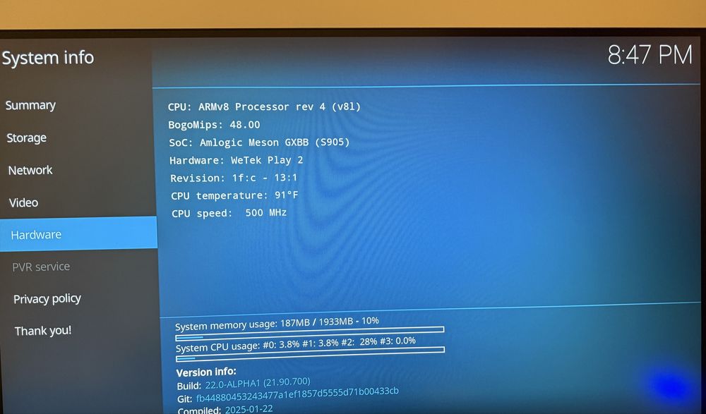 READ DESCRIPTION does not work: Wetek Play 2 Satellite TV Box64740304500994123