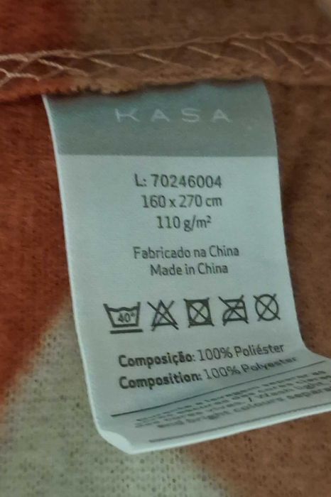 Conjunto Lençois Térmicos + Fronha de Almofada Kasa 160x270cm