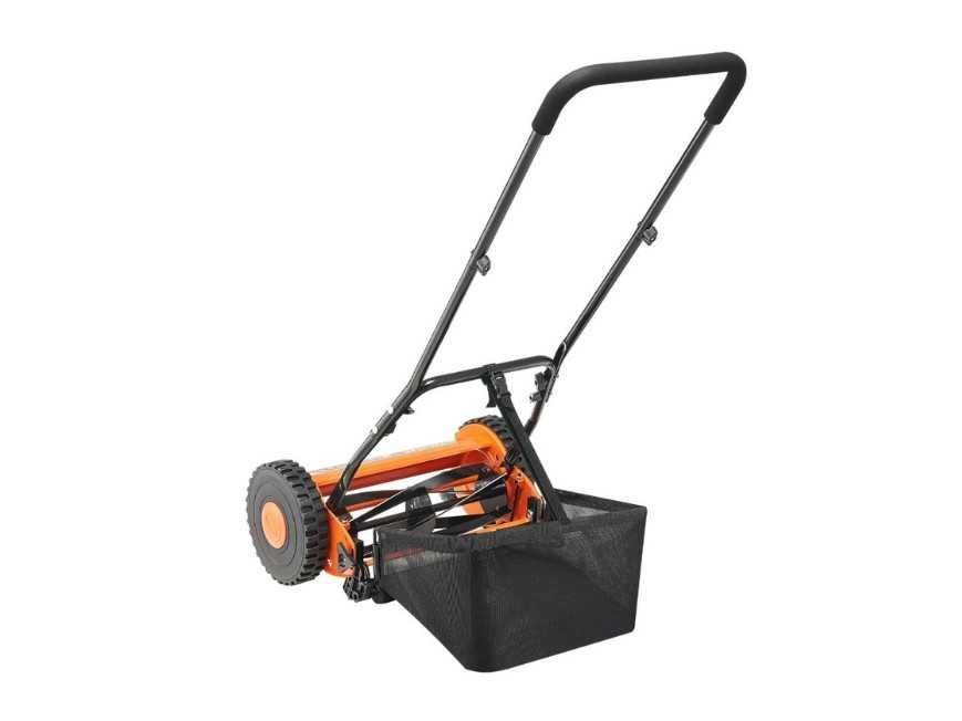 Kosiarka ręczna bębnowa 40 cm 5 noży regulacja wysokości