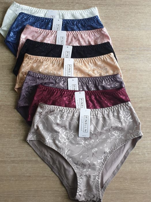 3×Damskie majtki figi 2XL bawełna