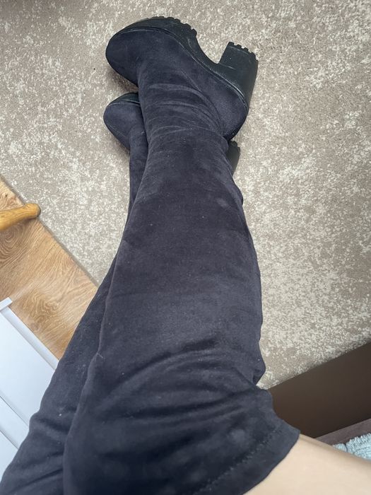 Ботфорди замш в ідеал. Стані