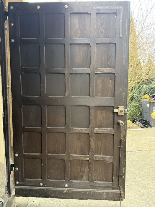 Brama garażowa drewniana