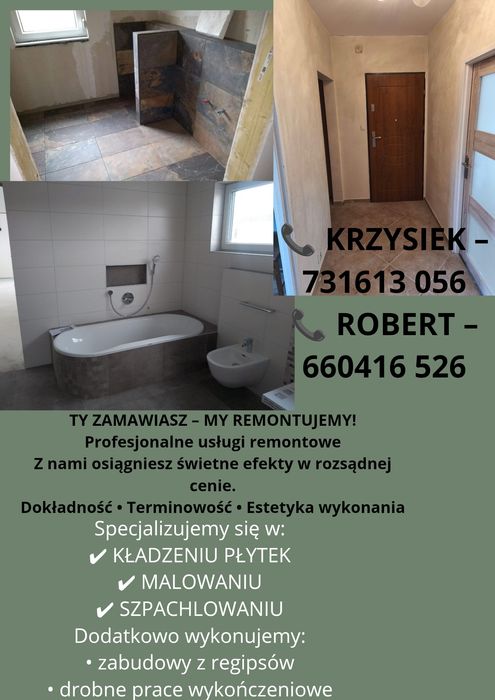 Remonty mieszkań i domów