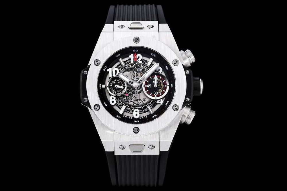 Годинник кварцовий Hublot Big Bang Unico Black Magic 45 mm ref. 411.CI.1170.RX