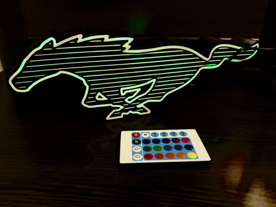 Ночник Mustang Logo