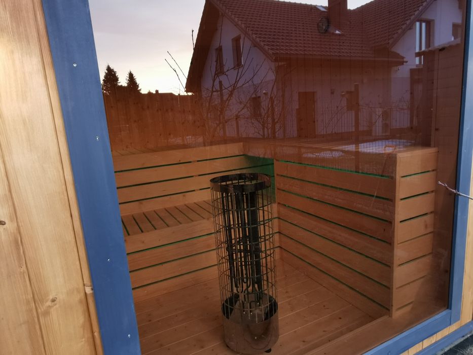 Kompleks Spa Sauna Nicea 7,2m x 2,3m Szatnia Piec