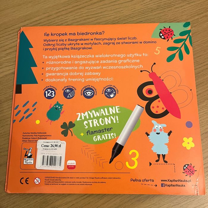 Bazgraki i liczby, piszę i zmazuję