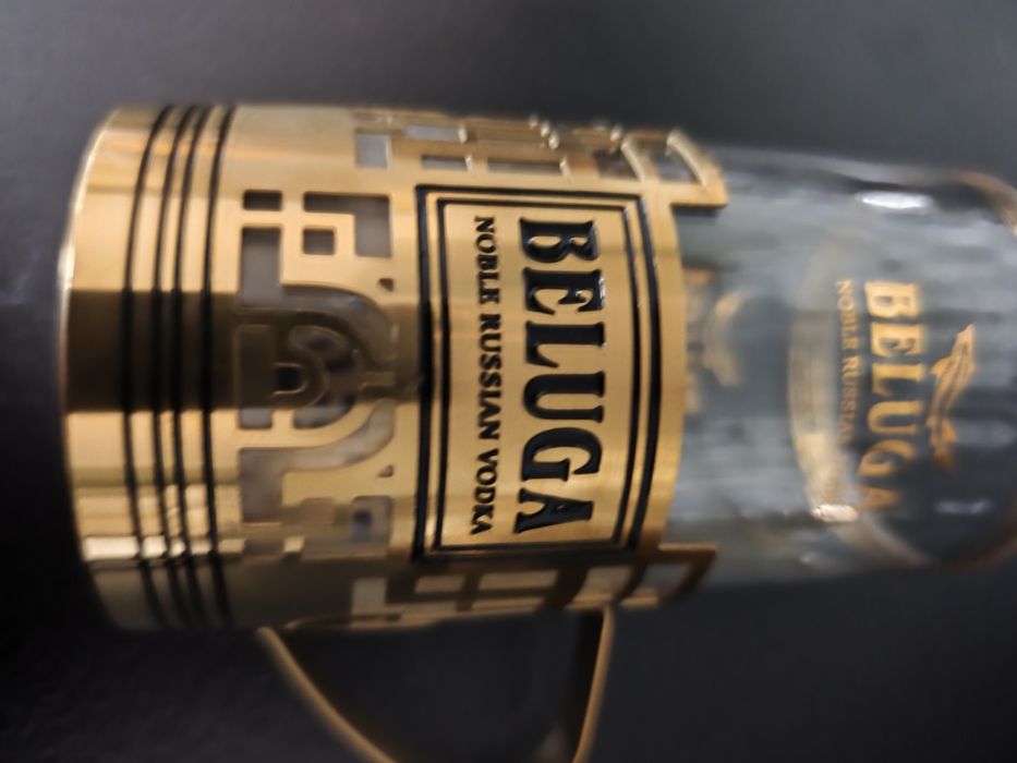 Beluga Russian Vodka szklanki