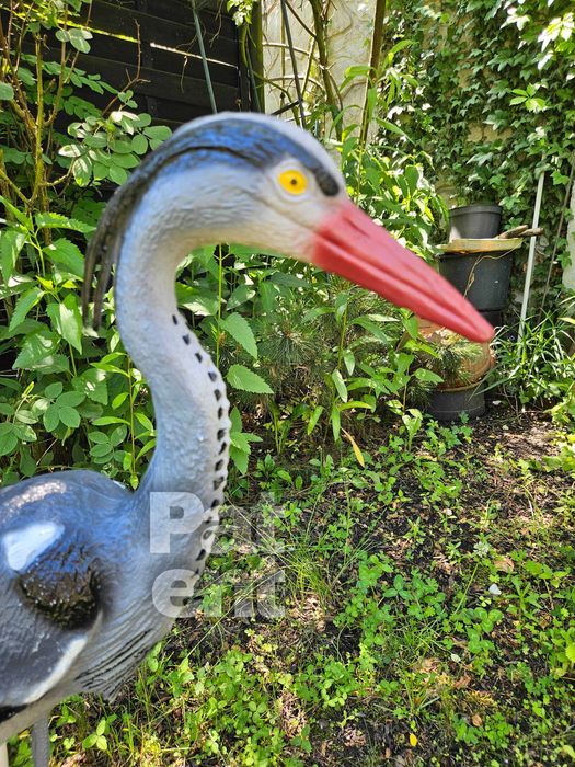 Figurka dekoracja czapla 70 cm wysoka ozdoba dom ogród taras