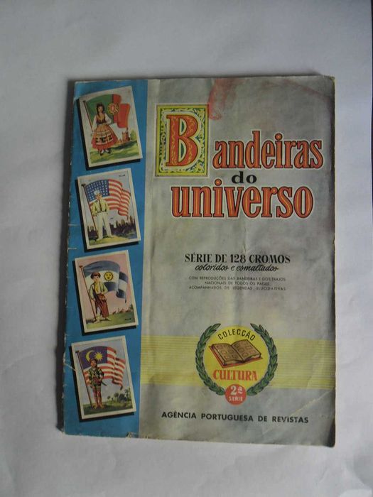 Caderneta Cromos Branca de Neve, Bandeiras do Universo, Viagens Mundo