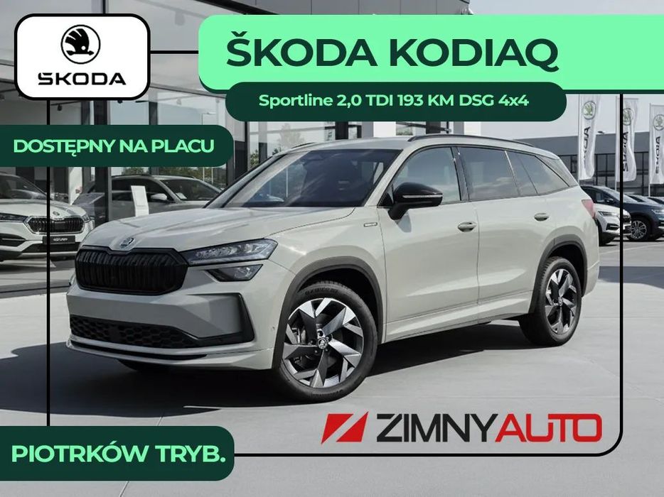 Skoda Kodiaq TDI 193KM DSG 4x4 Hak/Pakiet Winter/p.Convenience Plus