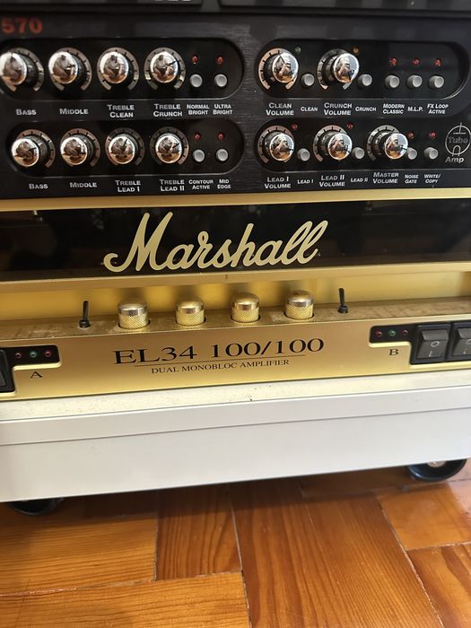 Marshall el34 100/100 power amp (new tubes)