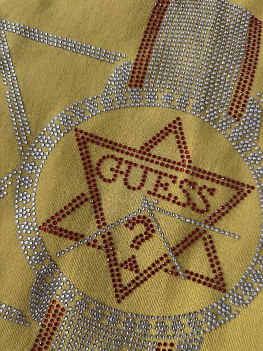 T shirt S, Guess , zolty kanarkowy