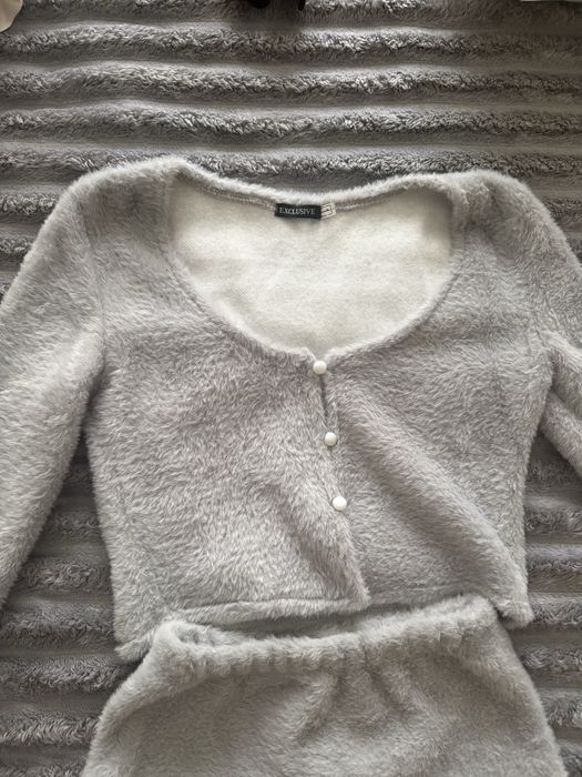 Теплий костюм фліс шоколад