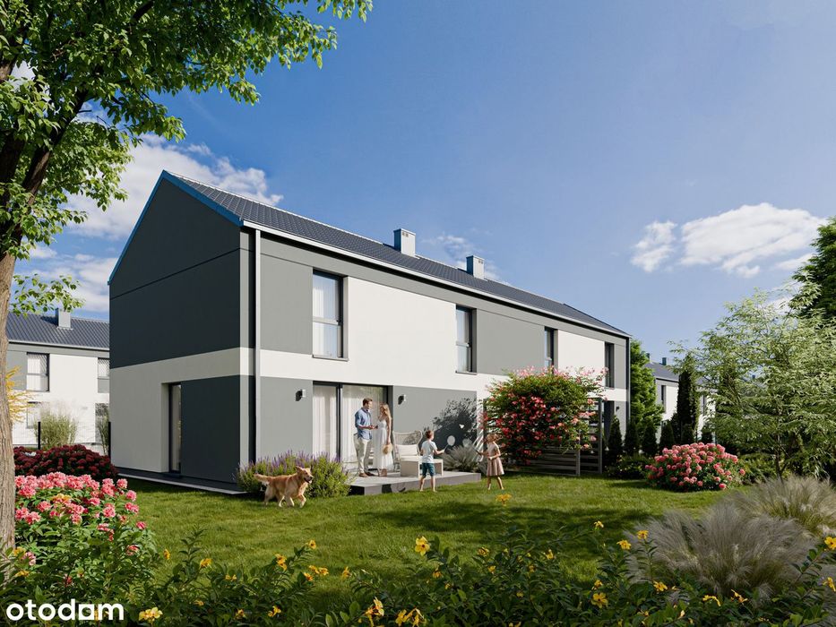 Bliźniak 120,68 m² | 4 sypialnie, garaż | światłowód