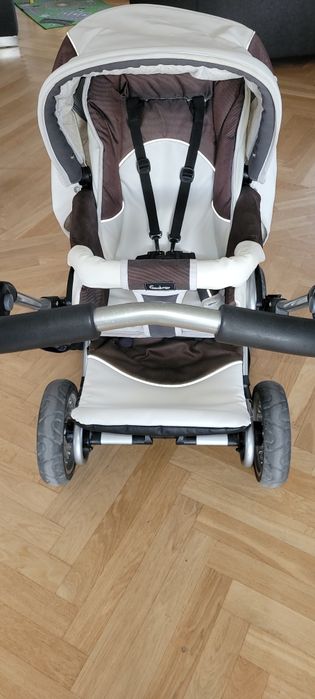 Wozek Emaljunga spacerówka + gondola + fotelik